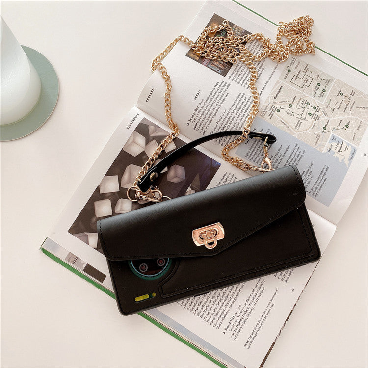 Leather Pattern Sac à main Étui de téléphone mobile pour protection Huawei