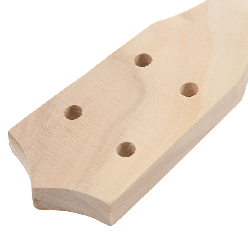 21 pouces blanc en bois Ukulele Soprano Hawaiian Guitar Uke Kit Instrument de musique DIY