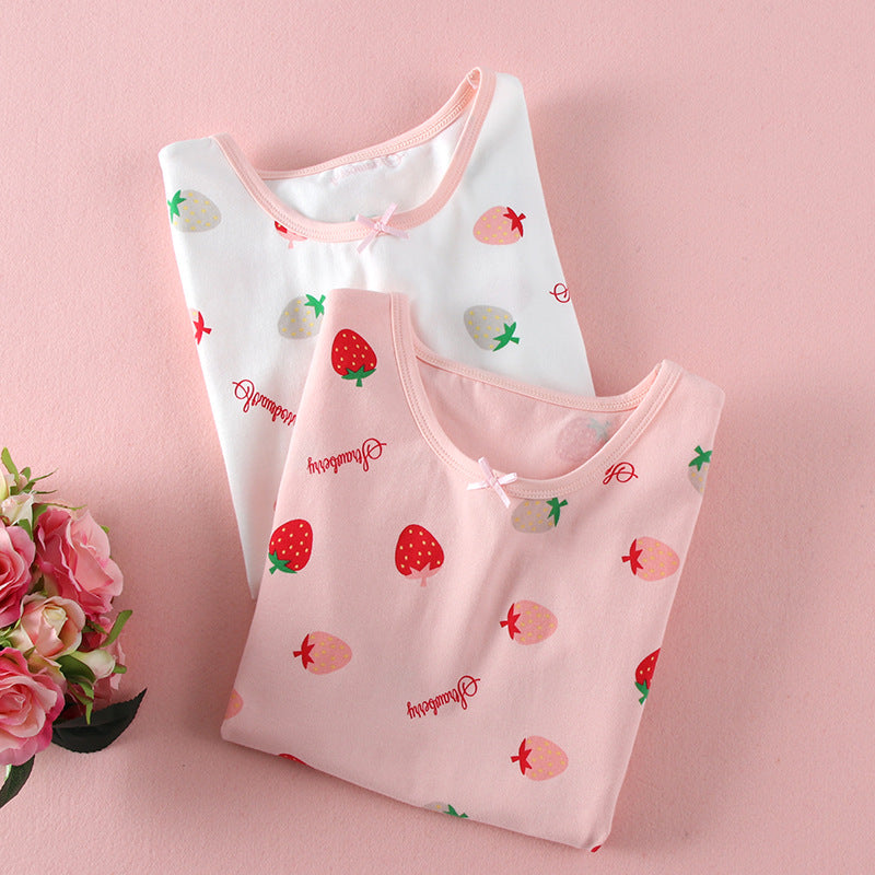 Pyjama d'été pour enfants à manches courtes