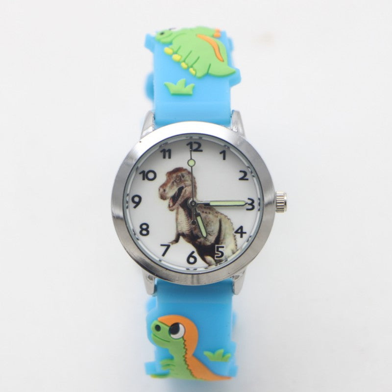 Montre pour enfants Jardin d'enfants Étudiants Quartz Waterproof Coréen Boy Dinosaur Watch