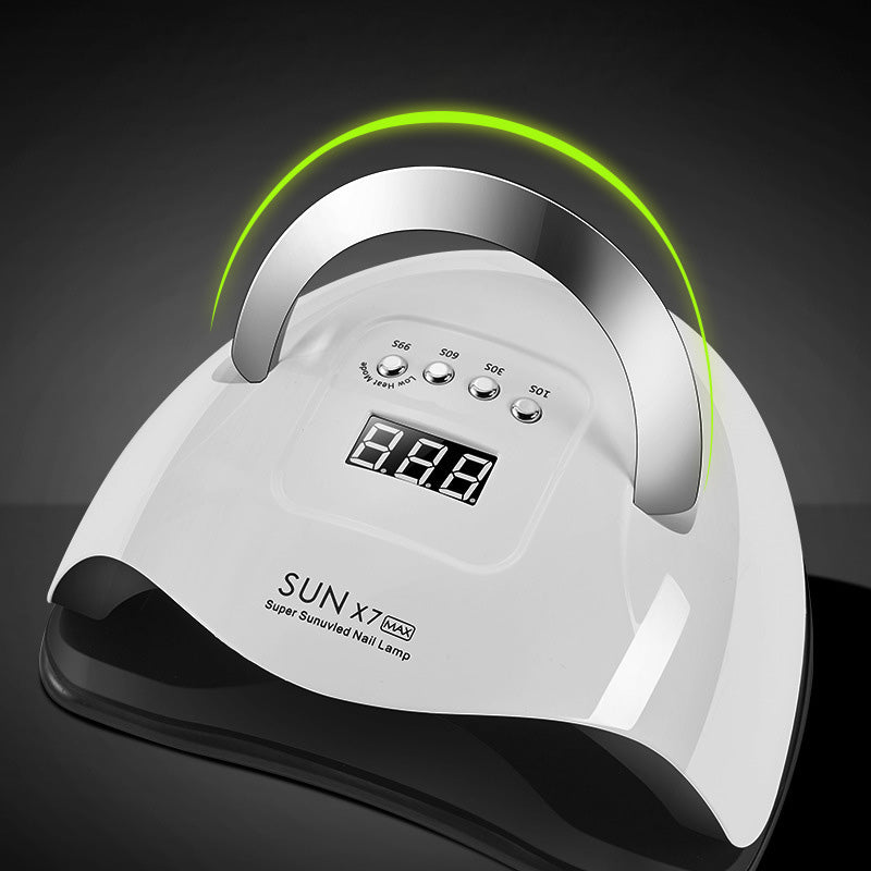 Sun X7Max Nail Photothérapie Machine 180W Haute puissance Portable Nail Baking Lampe Double Lumière S
