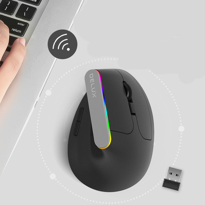 Mouse verticale sans fil bureau portable bureau ergonomique