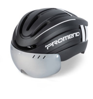 Casque de vélo de montagne et moulage intégré casque avec avertissement LED Iight Mountain Riding Eq
