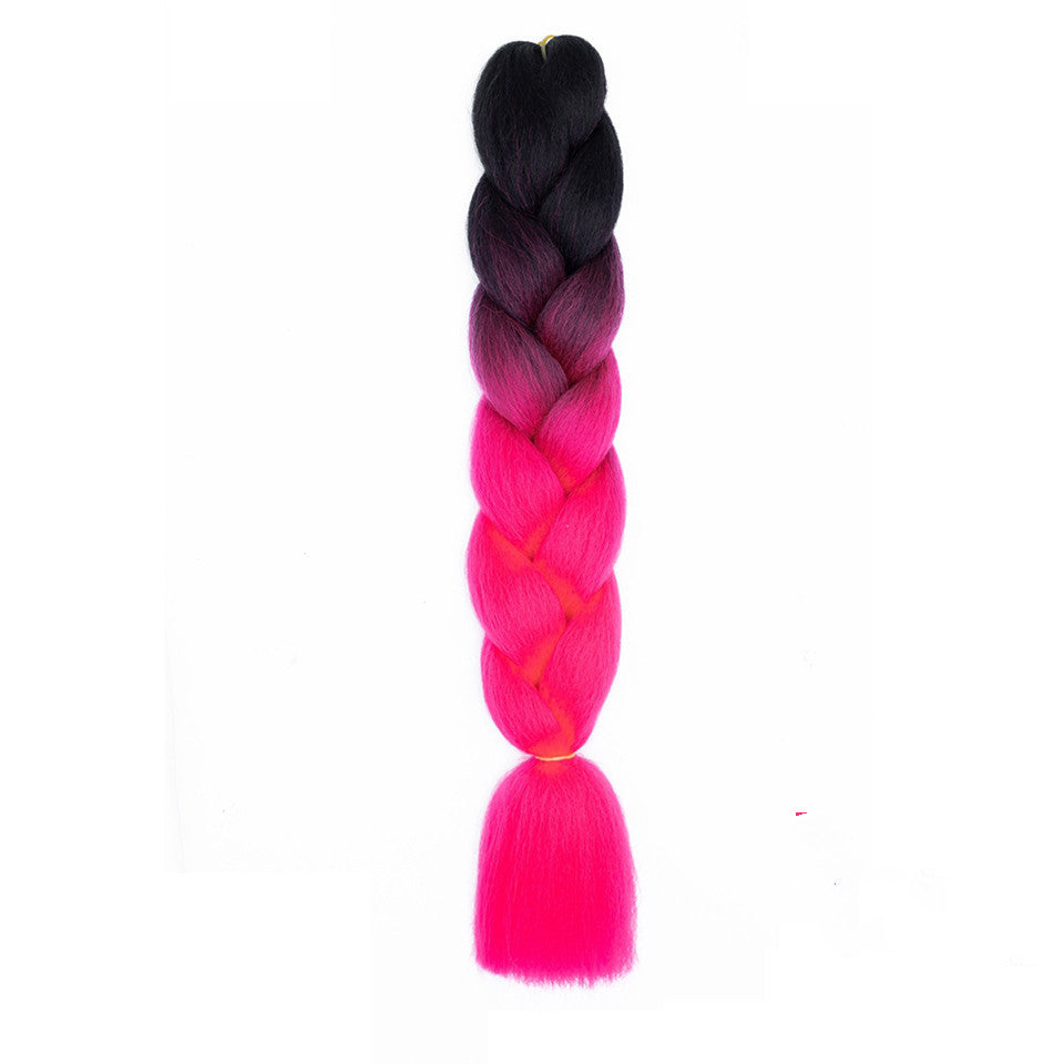 Poignée de cheveux tressé sale Poignée de cheveux torsadée Poignée de cheveux torsadés Poignée de cheveux torsadés