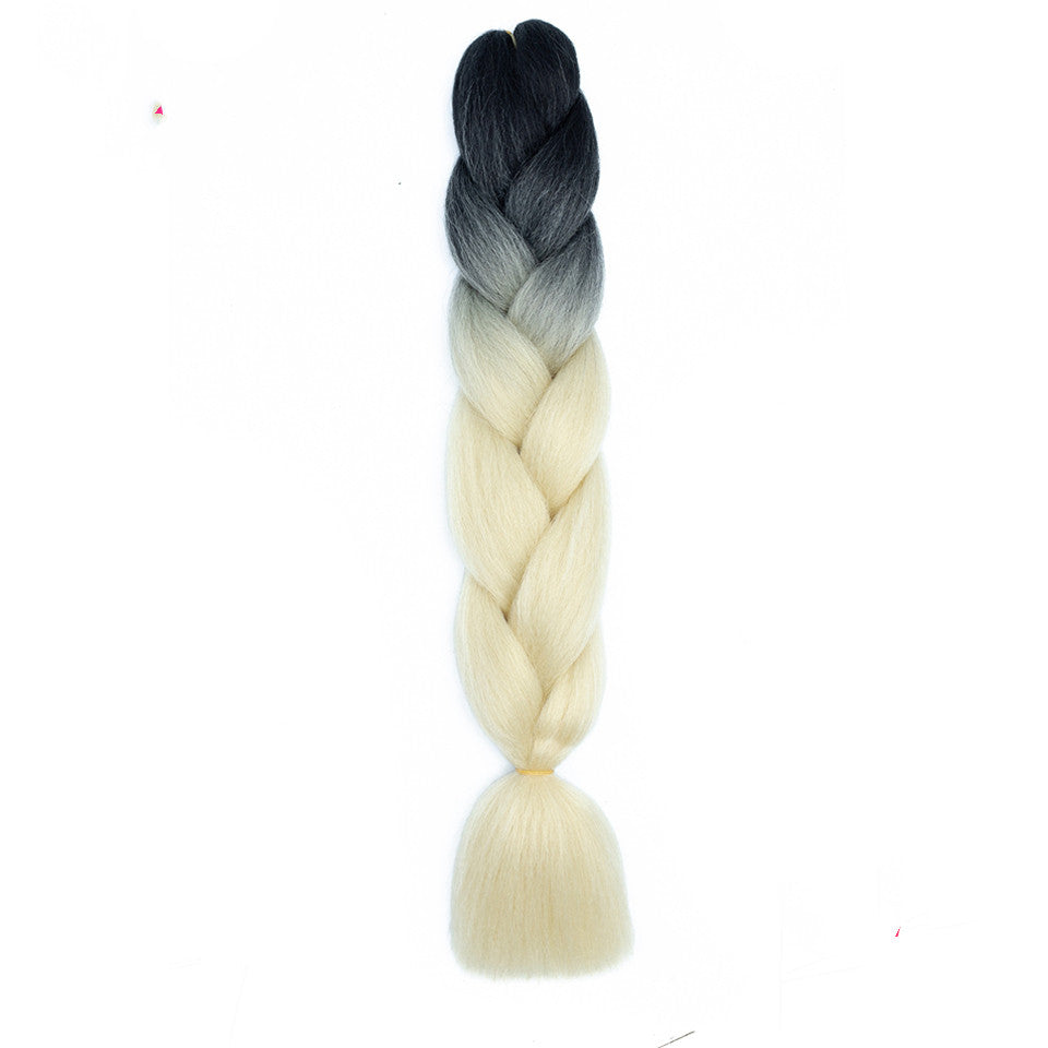 Poignée de cheveux tressé sale Poignée de cheveux torsadée Poignée de cheveux torsadés Poignée de cheveux torsadés