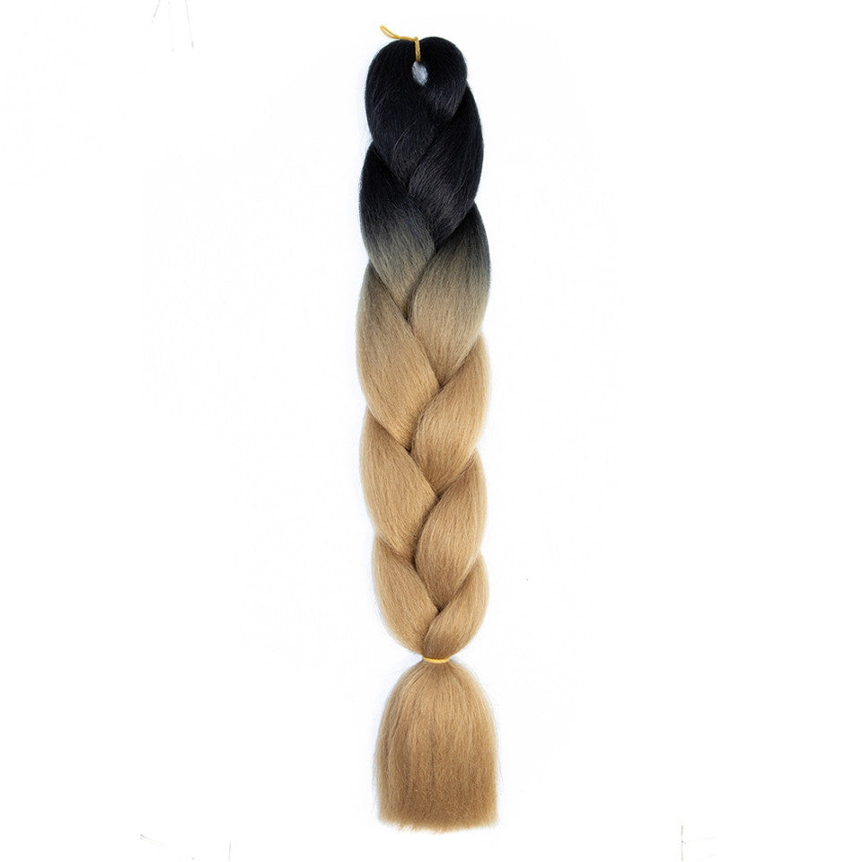 Poignée de cheveux tressé sale Poignée de cheveux torsadée Poignée de cheveux torsadés Poignée de cheveux torsadés