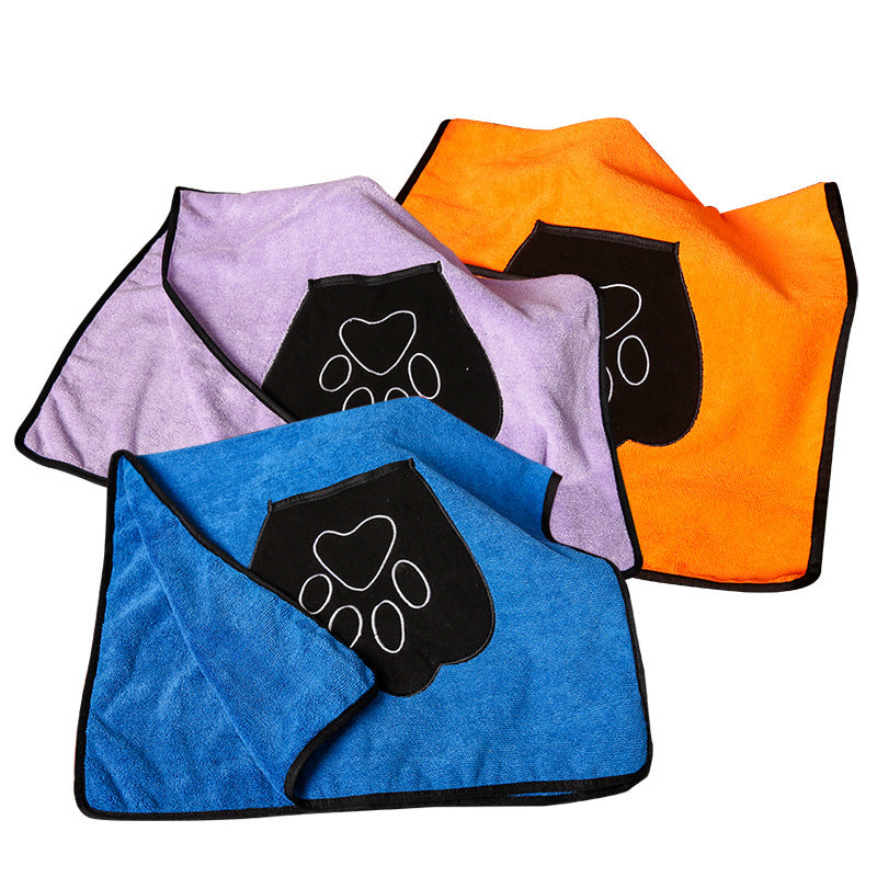 Serviette universelle de bain pour chats et chiens