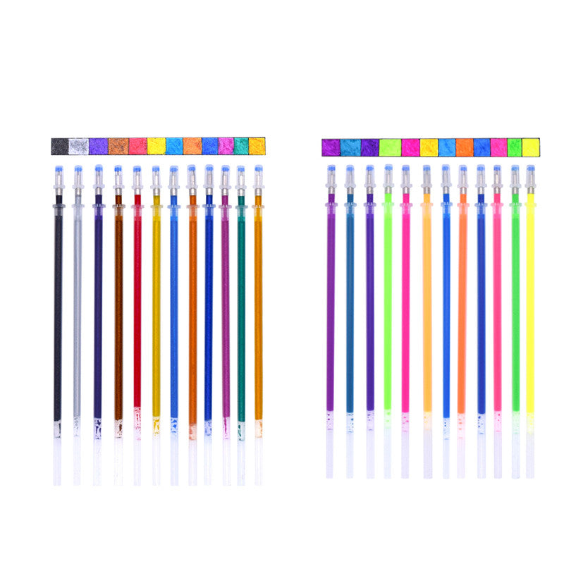 Shiny Metal Quicksand Pen Peinture perlescent Stylo d'eau Vibrato Jelly