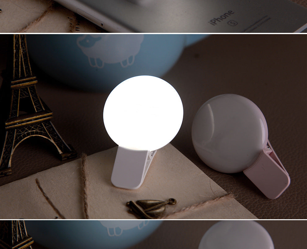 Maquillage Selfie avec téléphone portable Remplissage Lumière ronde Remplissage