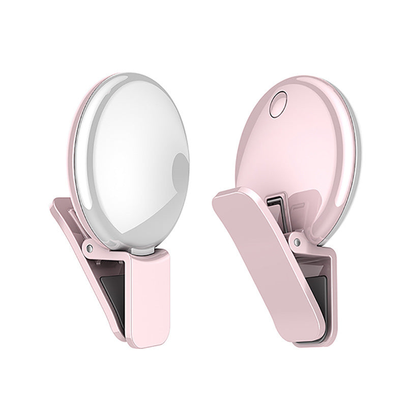 Maquillage Selfie avec téléphone portable Remplissage Lumière ronde Remplissage