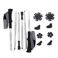 Suit transfrontalier Z-Type pliant Cross Country bâton de marche ultra léger haute résistance Alu