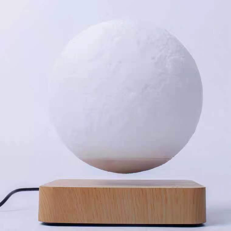 Lampe de table magnétique Lune Lumière impression 3D Planète Lumière de nuit