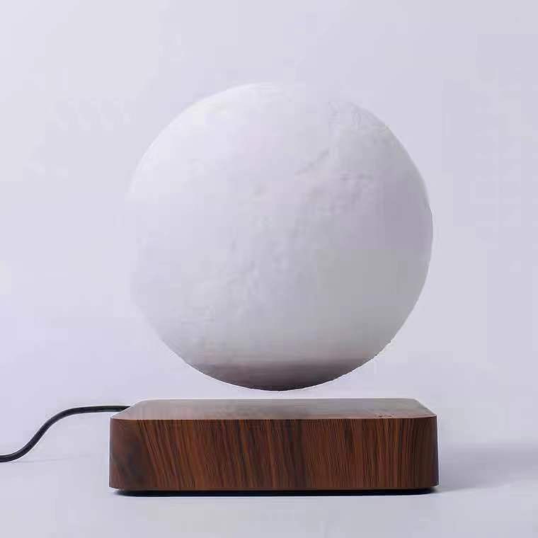 Lampe de table magnétique Lune Lumière impression 3D Planète Lumière de nuit