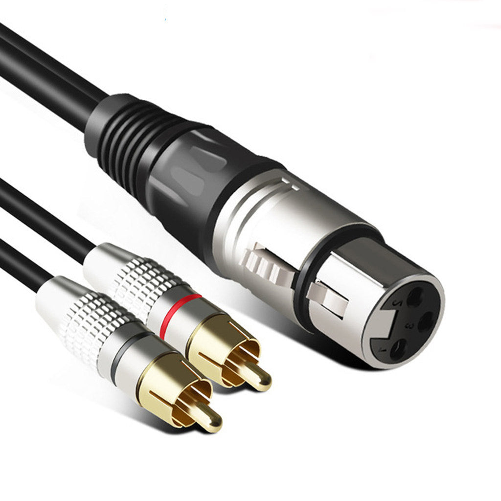 Canon à double RCA Audio Line Canon Homme et Femme à 2 RCA Lotus Line XLR Canon One-point