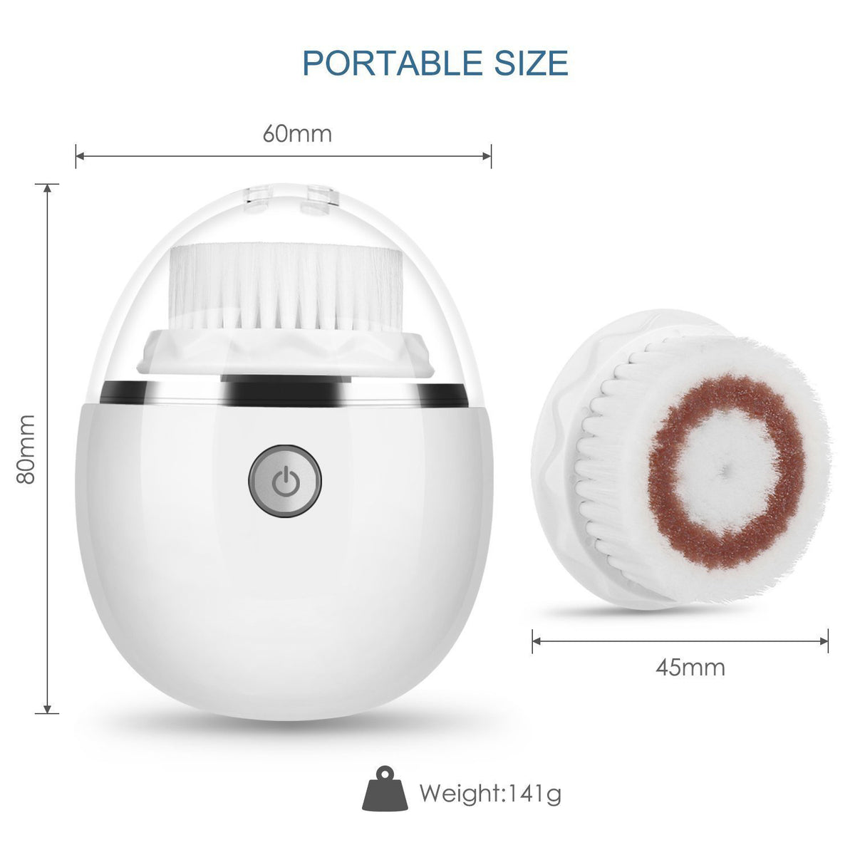 Nettoyeur à pores à ultrasons sans fil