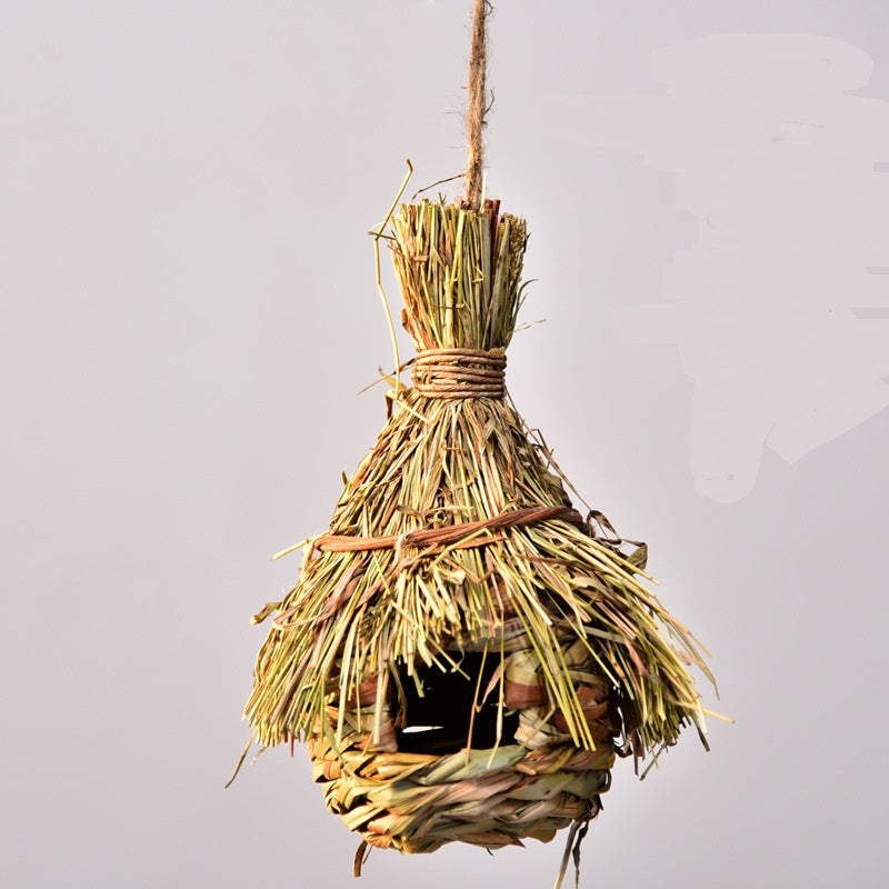 Produits tricotés à la main Décoration de jardinage créative Nid d'oiseau d'animal
