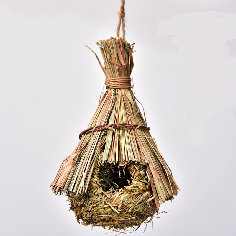 Produits tricotés à la main Décoration de jardinage créative Nid d'oiseau d'animal
