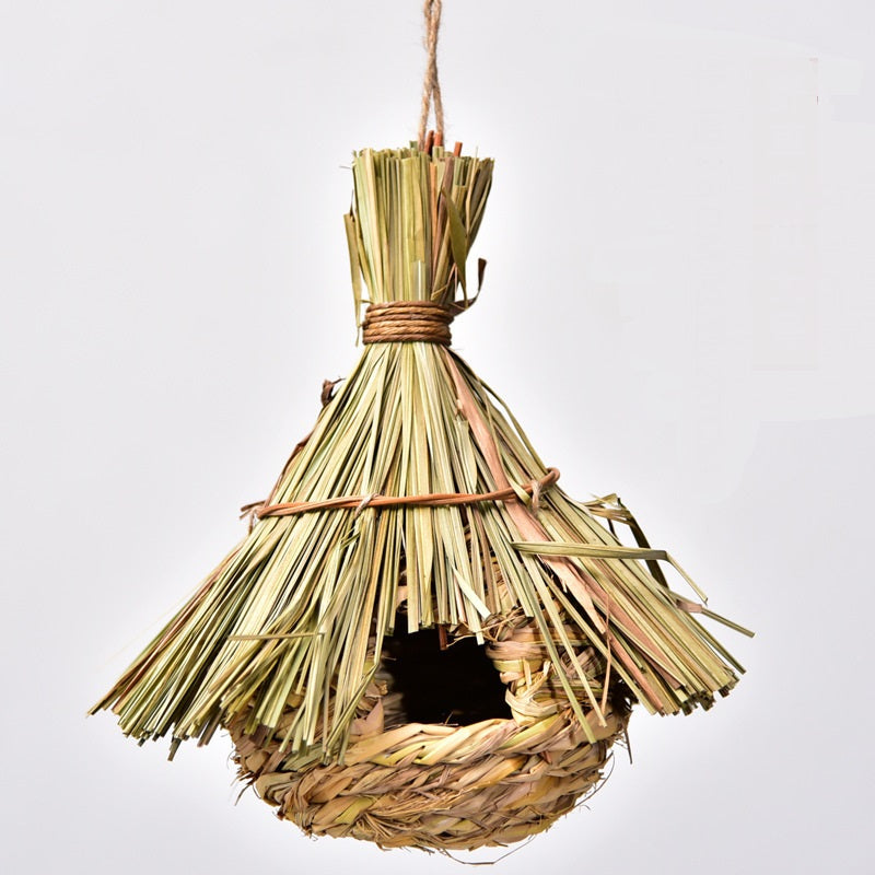 Produits tricotés à la main Décoration de jardinage créative Nid d'oiseau d'animal