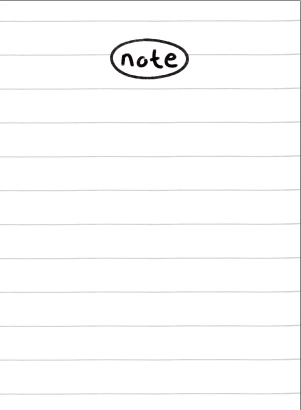 Memo Pad Pour les étudiants Simple Line Plan Creative Non-Sticky Message Note Book Hand Account