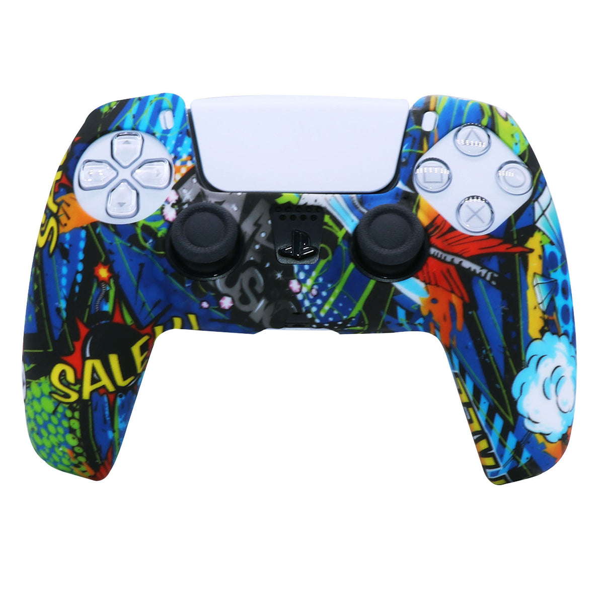 Peau de protection en silicone PS5 pour contrôleur sans fil DualSense