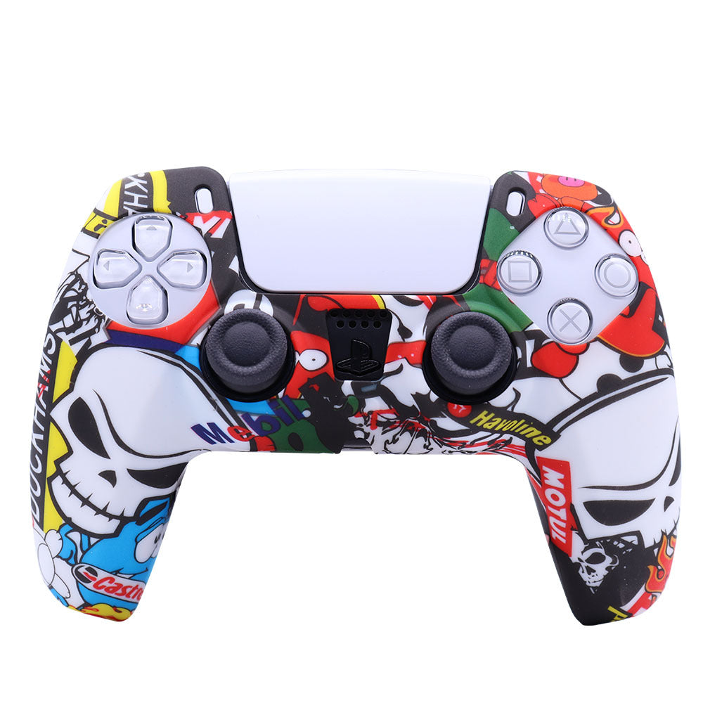 Peau de protection en silicone PS5 pour contrôleur sans fil DualSense