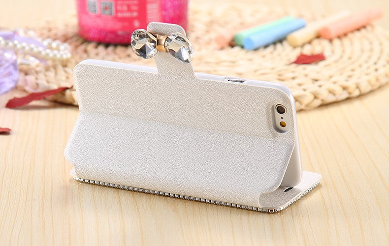 Luxury Bling Crystal Strass Diamond Wallet Flip Cover Case