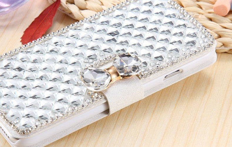 Luxury Bling Crystal Strass Diamond Wallet Flip Cover Case