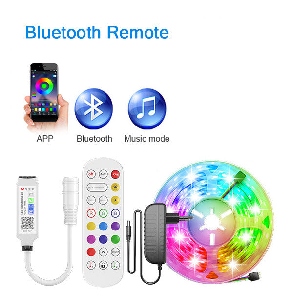 Contrôleur 24 clés Mini Bluetooth Dc Head Rgb