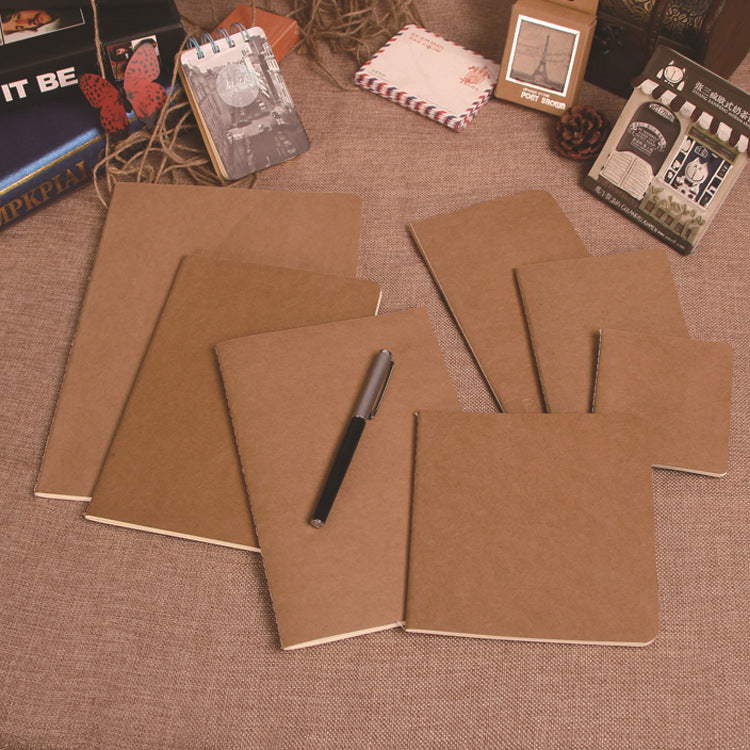 Vente 80g papier Kraft carnet de notes Page vierge Sketchbook Car Line Book Printing LOGO