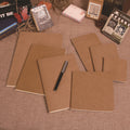 Vente 80g papier Kraft carnet de notes Page vierge Sketchbook Car Line Book Printing LOGO