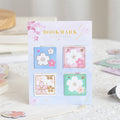 Yanji Magnetic Signets Falling Sakura Série Mignon Fille Livre Cadeau Dossier Fridge Magnet 4