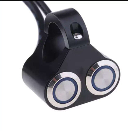 Interrupteur de moto Angel Yeux avec interrupteur à lumière Interrupteur automatique sans interrupteur de verrouillage
