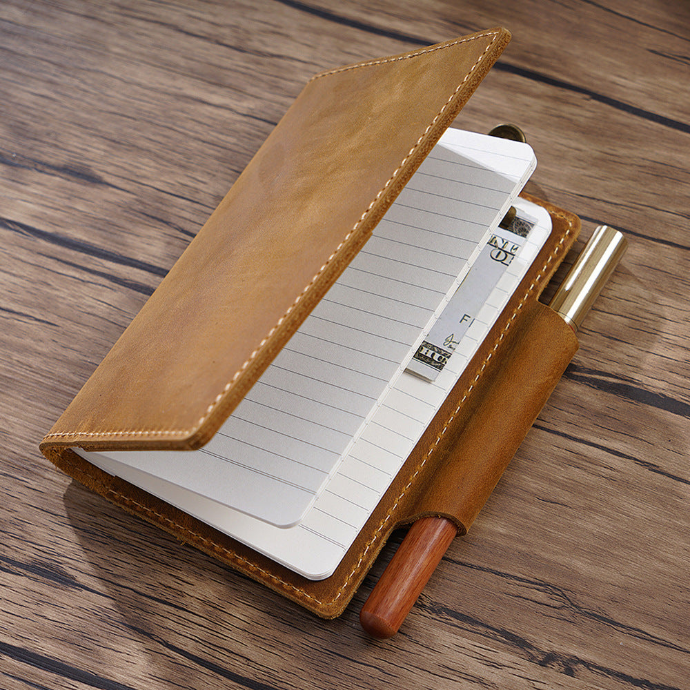 Carnet de notes Couverture de magazines en cuir Carnet de notes de voyage