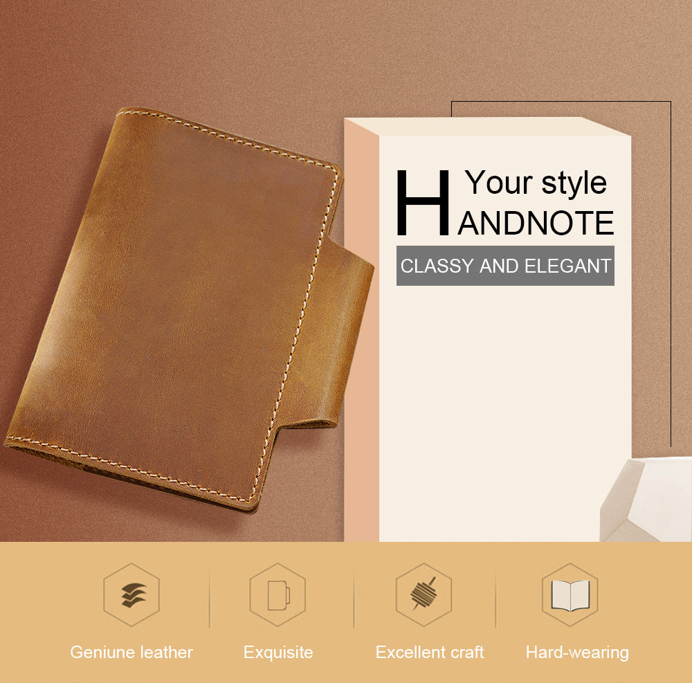 Carnet de notes Couverture de magazines en cuir Carnet de notes de voyage