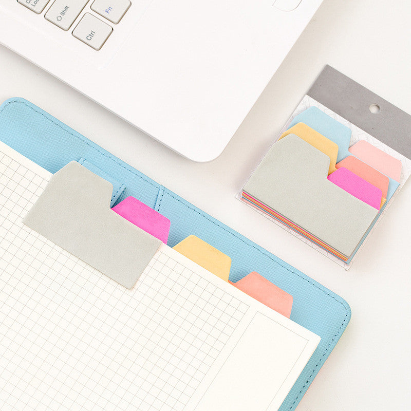 Six couleurs Index Post It Note N Times Coller Couleur Index Note Hand Account Tool