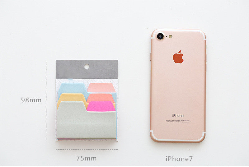 Six couleurs Index Post It Note N Times Coller Couleur Index Note Hand Account Tool