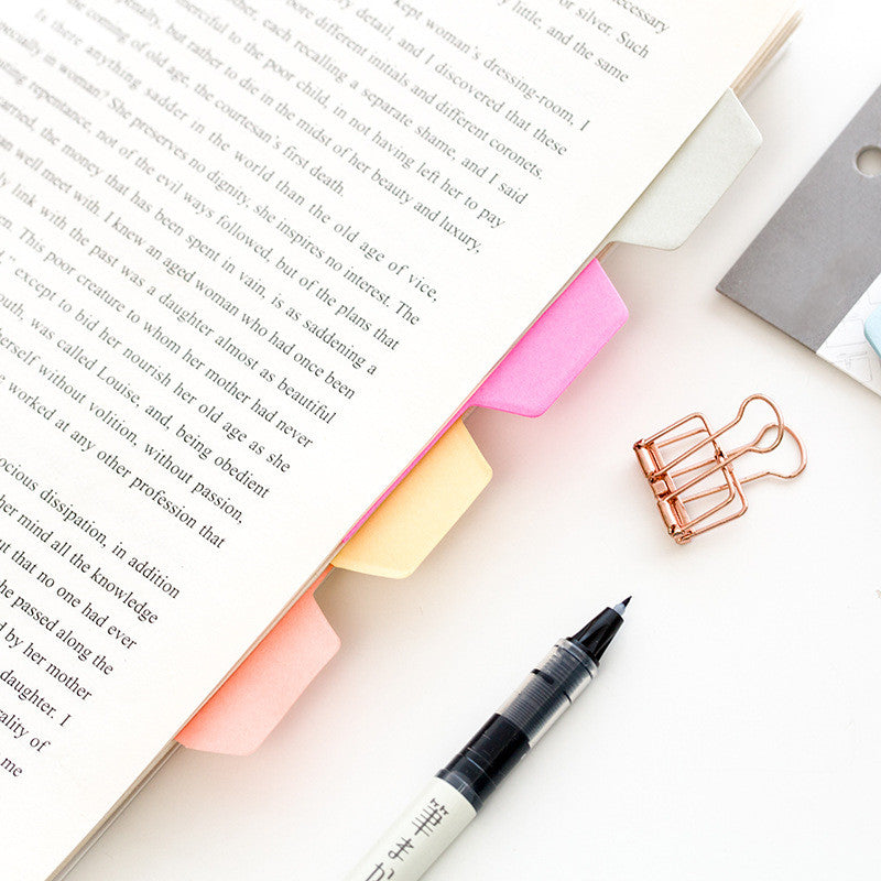 Six couleurs Index Post It Note N Times Coller Couleur Index Note Hand Account Tool
