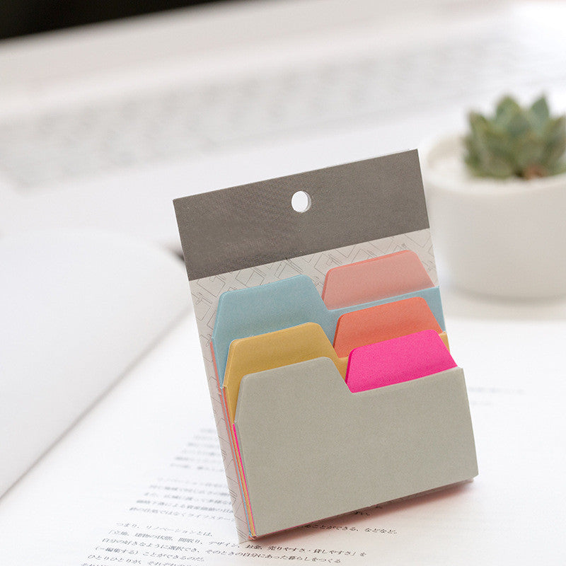 Six couleurs Index Post It Note N Times Coller Couleur Index Note Hand Account Tool