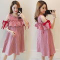 Robe de maternité Robe d'été Robe de maternité Jupe de maternité Top Maternité