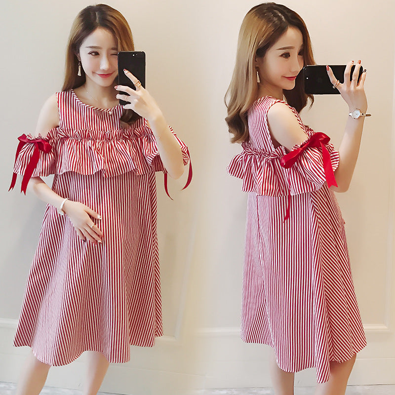 Robe de maternité Robe d'été Robe de maternité Jupe de maternité Top Maternité
