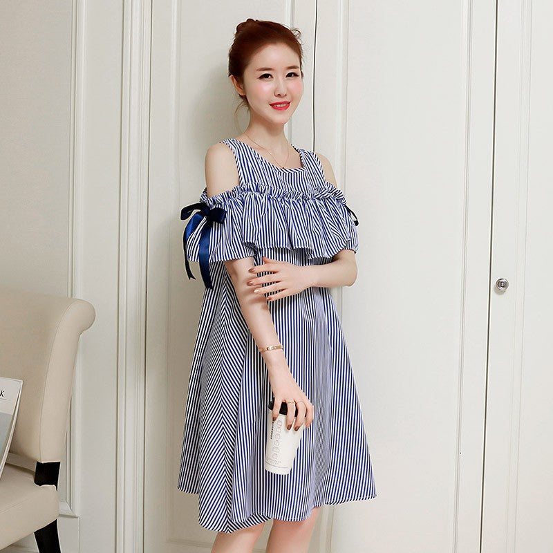 Robe de maternité Robe d'été Robe de maternité Jupe de maternité Top Maternité