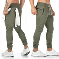 Pantalon sport Fitness pour hommes Pantalon de pendaison Courant Pantalon d'entraînement pieds