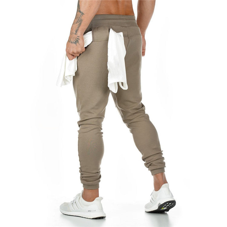 Pantalon sport Fitness pour hommes Pantalon de pendaison Courant Pantalon d'entraînement pieds