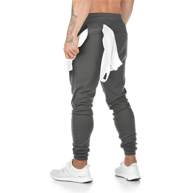 Pantalon sport Fitness pour hommes Pantalon de pendaison Courant Pantalon d'entraînement pieds