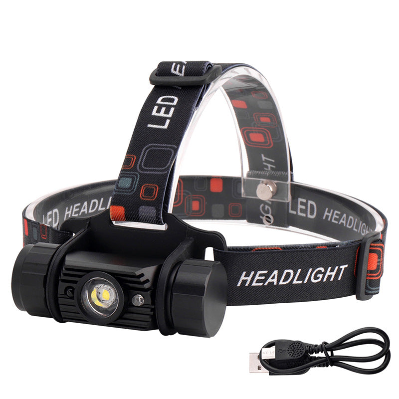 Led Induction phare Usb Rechargeable Outdoor Waterproof Fort Light Fishing Aluminium