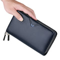 Cowhide Zipper Multifonctionnel Business Clutch