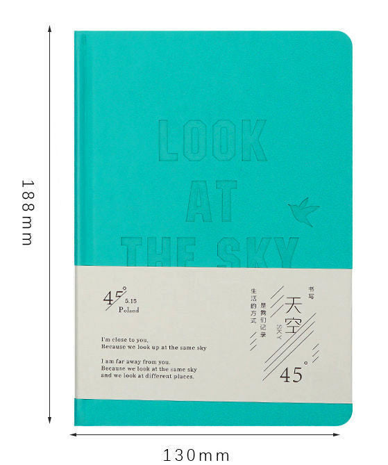 Butterfly Série de couleurs Notebook de page Journal de l'étudiant A5 Creative Beautiful Hardcover Noteb