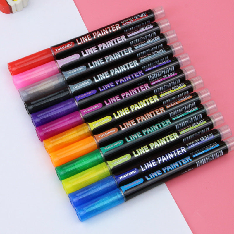 Highlighter de compte à main de 12 couleurs