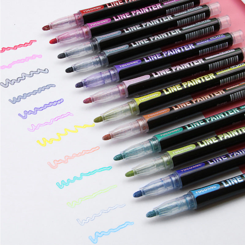 Highlighter de compte à main de 12 couleurs