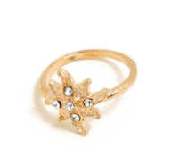 Anneau de bague multipiéce avec diamants Exagération émeraude Anneau de joint en forme de serpent 7-piéce Se